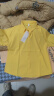 元乐申雪纺短袖衬衫女夏季薄款新款高级感法式V领中袖上衣 黄色 6188 XL 建议115-125斤 实拍图