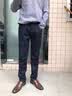 皮尔卡丹（pierre cardin）牛仔裤男夏季薄款2026宽松直筒弹力百搭裤子男商务休闲裤男长裤子 665黑色+浅蓝【春夏款】 31 (腰围2尺4） 实拍图