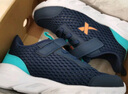 特步（XTEP）跑鞋童鞋儿童运动鞋透气男女童大小童跑步鞋透气软底跑鞋 深邃蓝/海湾蓝【大网眼27-40】 35 码 实拍图