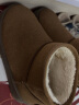 GIOIO加绒雪地靴女外穿厚底2023年冬季新款皮毛一体短筒靴加厚防滑棉鞋 卡其色 39 实拍图