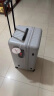 爱可乐（Echolac）超大容量拉杆箱方形旅行箱TSA密码锁箱行李箱PC183K蓝色28吋 晒单实拍图