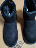 热风男鞋雪地靴冬季新款男士时尚雪地靴加绒加厚保暖经典款短筒靴 01黑色 40 (250mm) (偏大半码) 实拍图