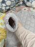 雪中飞轻薄短款羽绒服女小V领鸭绒保暖舒适短外套 丁香紫 2XL 实拍图