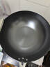 艾美仕炒锅无涂层精铁炒锅不易生锈燃气灶电磁炉通用铁炒菜锅 无盖28cm 实拍图
