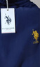 U.S. POLO ASSN.保罗运动休闲裤男加绒保暖冬季宽松直筒跑步长卫裤 藏青平口 XL  实拍图