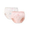 gb女孩内裤 女童5A抗菌纯棉三角内裤A类 宝宝底裤3条装-粉红 实拍图