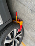 皇驰 锁车器车轮锁汽车轮胎锁虎钳夹子锁牛角防盗锁10孔调节月牙锁芯 实拍图