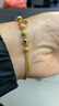 周大福爱心金珠足金黄金手链(工费260)17.5cm约5.2g EOF63礼物 实拍图