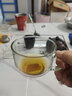 欢妍 玻璃杯 牛奶杯女杯子早餐杯大容量喝水杯燕麦杯马克杯麦片碗 茶色早餐杯 实拍图