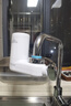 海尔（Haier）净水器水龙头过滤器家用直滤饮用水自来水滤水器前置过滤器厨房卫生间用除余氯三挡出水可清洗滤芯 月光白 一机1芯 实拍图