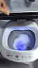 智洁小黄鸭婴儿迷你洗衣机4.5kG高温煮洗全自动洗衣机宝宝小型儿童带智能烘干杀菌除螨洗烘一体机家用免污洗 4.5KG炫黑按键+全国联保+蓝光洗涤+洗脱一体 实拍图