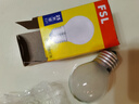FSL特殊用途佛山钨丝白炽灯泡老式传统普通照明电灯泡可调光名牌子灯 E27磨砂球泡25瓦 暖黄2700k 实拍图