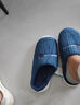冬季棉拖鞋男居家防滑加厚毛绒保暖女士棉拖鞋2025新款情侣拖鞋女 藏青色 42-43 【适合40-41的脚】 实拍图