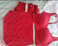 ubras大红盒无尺码红色本命年女士内衣女套装文胸罩龙年礼盒幸运红背心 晒单实拍图