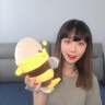 婴果小岛鲨bee玩偶搞怪沙雕鲨鱼抱枕公仔毛绒玩具男生生日礼物送女生可爱 小鲨Bee 小号28cm【官方授权带防伪】 实拍图
