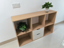 LINSY KIDS林氏家居客厅家用北欧收纳书柜木质带门防尘自由组合格子柜NC1X 【1.20*0.77m】两层三列书架 实拍图