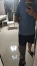 惠寻京东自有品牌【2件】纯棉短袖T恤男圆领半袖全棉打底衫 灰+蓝XXXL 实拍图