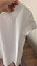 拇指白小T二代白色短袖T恤男女春夏三防纯棉白小丅打底衫上衣 白色男款 3XL 实拍图