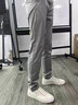 罗蒙休闲裤男秋冬季新款直筒商务修身潮流裤子男新款宽松弹力长裤 1923灰色 31 实拍图