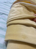 罗莱（LUOLAI） 家纺慕斯绒四件套床单被套秋冬季加绒保暖床上用品法兰绒牛奶绒 【床单款】奶油酪酪 【黄色】 1.5米 床单款 被套200*230cm 床笠款 实拍图