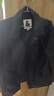 杰克·琼斯（JACK&JONES）男装春秋宽松皮衣舒适简约时尚纯色潮流休闲外套短款上衣PU夹克男 E40 黑色 L 180 实拍图