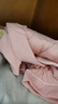 京东京造【10A抑菌】A类一等品50支纯棉睡衣女睡衣秋冬情侣家居服浅粉XL 实拍图