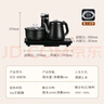 奥克斯（AUX）自动上水电热烧水壶 茶台一体电茶炉电水壶 嵌入式茶桌茶几电茶壶泡茶消毒茶具套装电茶盘HX-10B76 实拍图