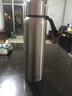 恩尔美（nRMEi） 保温杯大容量72小时超强男款闷泡茶水分离不锈钢全钢按压式水壶 钢本色3000ml【普通内盖+杯套】 实拍图