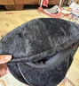 安振毅 中老年帽子男冬季加绒加厚保暖护耳老人帽子爸爸爷爷鸭舌帽 加绒加厚【内含护耳】  黑色 均码 实拍图