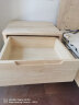 意米之恋实木床垫头柜实木床橡木现代北欧床床头柜 G001-3 实拍图