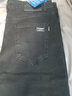 真维斯（Jeanswest）牛仔裤男修身直筒秋冬季新款潮流柔软棉弹舒适休闲男士长裤子男 9024黑灰 36 码(2尺8) 实拍图