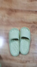 利达妮（TZLDN）防臭拖鞋男士防滑踩屎感夏季室内家居家用浴室外穿厚底eva凉拖鞋 鸭蛋绿 42-43 【适合41-42码】 实拍图