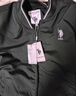 U.S. POLO ASSN.夹克外套男秋冬休闲男士立领飞行茄克宽松保罗上衣 深蓝 2XL  实拍图