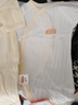 贝瑞加（Babyprints）新生儿连体衣2件装婴儿纯棉内衣薄款四季爬服柔软宝宝哈衣 黄52 实拍图