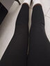 梦特娇羊绒蚕丝高腰保暖裤女加绒秋裤内穿衬裤德绒发热打底裤毛线裤冬季 暖腹高腰款-曜石黑 L 【适合100-120斤】 实拍图