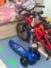 超级飞侠儿童滑板车2-6-12岁滑步车扭扭车平衡车溜溜踏板车PLUS版 警长蓝 实拍图