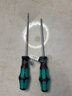 维拉（WERA）进口一字型螺丝刀335德国平口防滑起子硬化刀头穿心改锥接线端子 【0.8x4.0x150】激光蚀刻刀头 实拍图