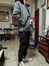 洛兹棉衣男外套男冬季百搭棉服男加绒加厚羽休闲绒男士服冲锋棉袄男衣 J118深灰色 3XL 实拍图
