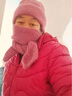鑫铎毛线帽子女秋冬加绒加厚保暖骑车帽子围巾一体松鼠绒连体风雪帽 荷粉色【加绒加厚】 均码 实拍图