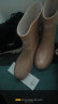 回力雨鞋女式透气雨靴韩版防滑水鞋套鞋防水中筒水靴时尚胶鞋女鞋子女 卡其HL523 38 实拍图