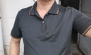 雅鹿【抗皱免烫】短袖t恤男士polo翻领冰丝体恤衫保罗衫速干高弹力 实拍图