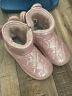 巴拉巴拉童鞋儿童雪地靴女童短靴女孩加厚加绒冬季靴子新甜美 粉红60001 28码 晒单实拍图