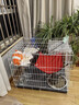 憨憨宠猫笼折叠猫笼子大号猫别墅加粗加密双层猫舍猫窝宠物猫咪用品家用 白色 700双层 实拍图