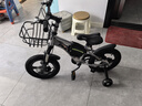 凤凰（Phoenix）儿童自行车男女宝宝脚踏车3-8-12岁儿童山地车14-18-22寸小孩单车 极氪一体轮+ 炫酷银+ 悍马辅助轮 14寸适合身高（95-120cm） 实拍图