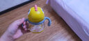 babycare恐龙水杯直饮吸管杯鸭嘴杯盖（带重力球）洛克黄 实拍图