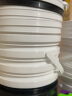 佳叶加厚PP塑料桶食品级包装桶甜面酱料腌菜桶密封水桶冰粉小水桶胶桶 2L（可装水4斤） 白色1个 实拍图
