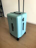 爱可乐（Echolac）超大容量拉杆箱方形旅行箱TSA密码锁箱行李箱PC183K蓝色26吋 实拍图