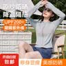 【小野同款】2026新款夏季修身防晒衣女冰丝透气连帽防晒外套 薄雾灰 M (推荐体重90-110斤) 实拍图