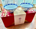 景德镇陶瓷碗春节申遗纪念碗简约家用吃饭碗高档白瓷礼盒收藏两只装对碗 实拍图