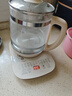 新飞多功能养生壶迷你办公室花茶壶玻璃烧水壶保温电热水壶煮茶烧水一体大容量煎药壶黑茶煮茶器煮水壶 米白色升级款 1.8L 实拍图